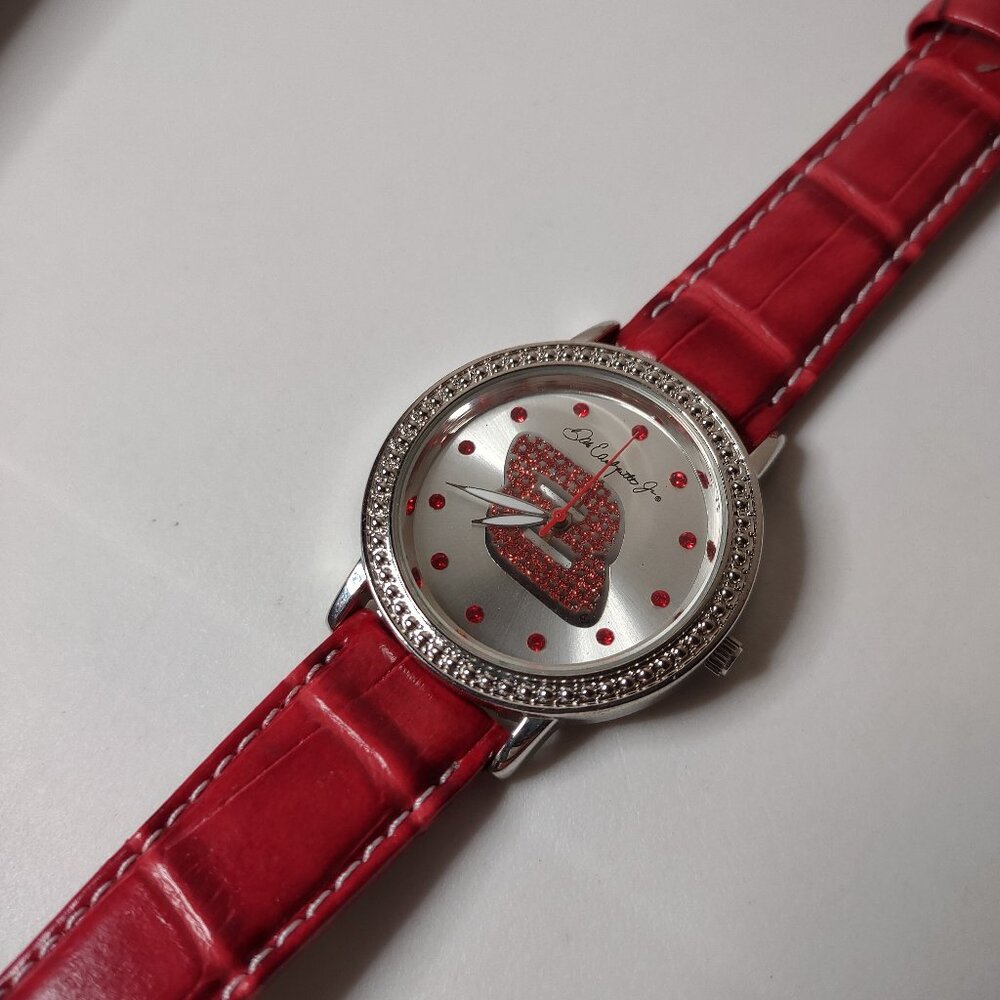 Red And Silver Tone Dale Earnhardt Jr Watch Number 8